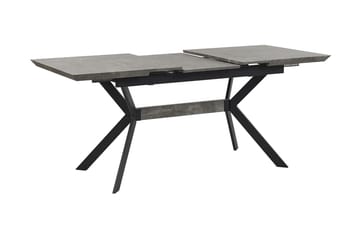 Abenson Matbord 180 cm Förlängningsbart - Grå/Svart - Möbler - Matplats - Matbord & köksbord