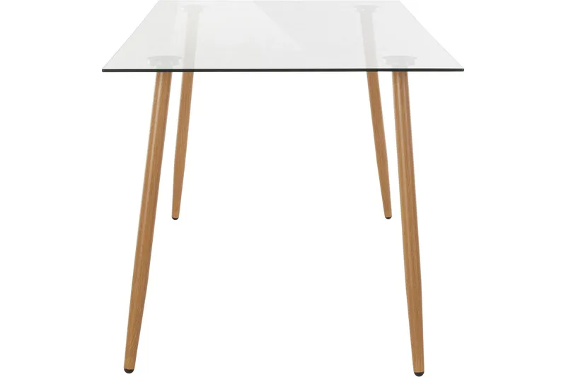 Abia Matbord 140 cm Glas - Brun - Möbler - Matplats - Matbord & köksbord