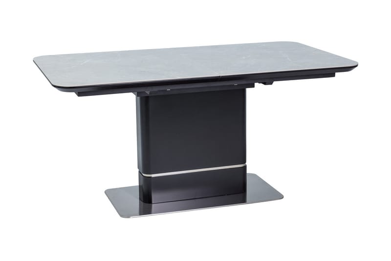 ANIXI Förlängningsbart Matbord 160 cm Keramik/Grå/Svart - Bord - Matbord & köksbord