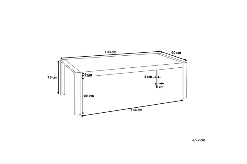 Arctic I Matbord 180 cm - Vit - Möbler - Matplats - Matbord & köksbord