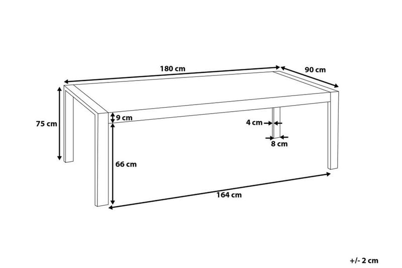 Arctic I Matbord 180 cm - Vit - Möbler - Matplats - Matbord & köksbord