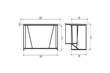 Atila Matbord 220 cm - Beige - Möbler - Matplats - Matbord & köksbord
