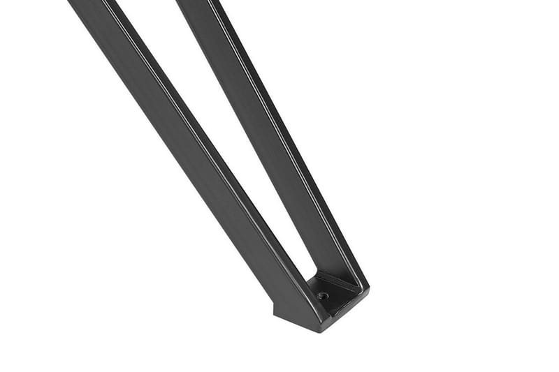 Ballina Matbord 160 cm - Vit/Svart - Möbler - Matplats - Matbord & köksbord