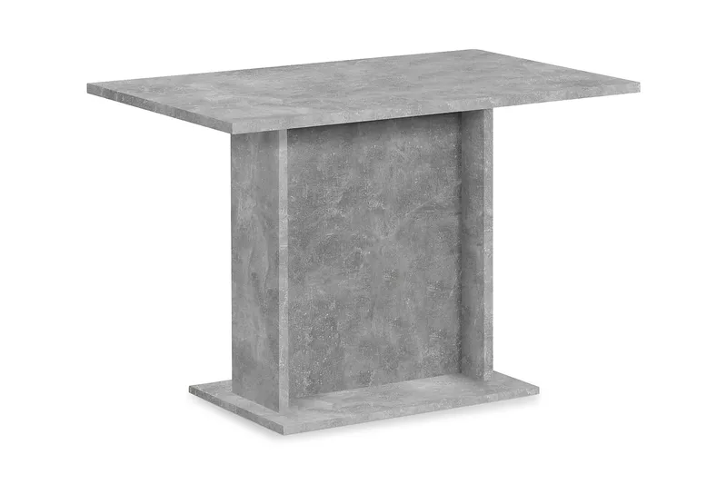 Bandol Rektangulärt Matbord 110 cm med Betongutseende, Grå