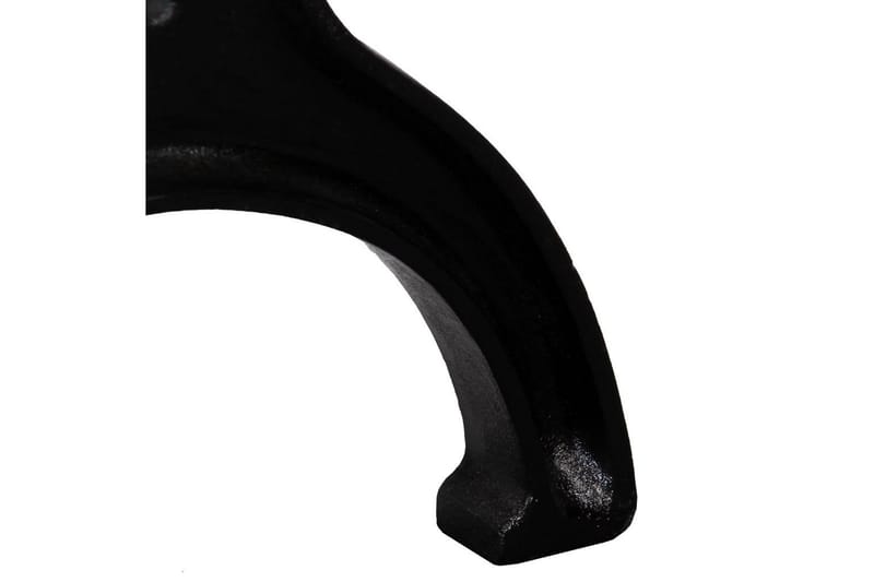 Bänkben 2 st X-ram gjutjärn - Svart - Möbler - Tillbehör & accessoarer - Bordstillbehör - Bordsben