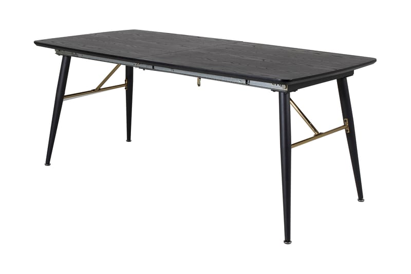 BARCIAS Matbord 180 cm Förlängningsbart Svart - Bord - Matbord & köksbord