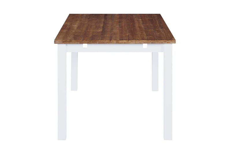 BARROW Förlängningsbart Matbord 90 cm Natur/Vit - Bord - Matbord & köksbord