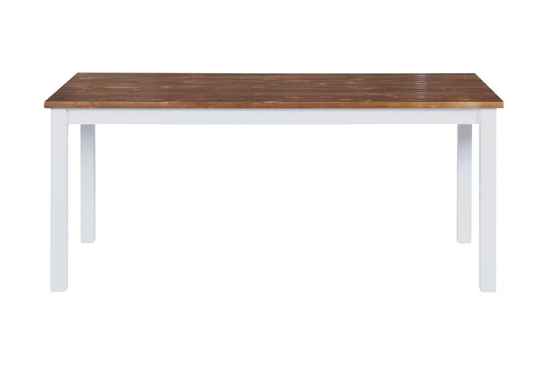 BARROW Förlängningsbart Matbord 90 cm Natur/Vit - Bord - Matbord & k�öksbord