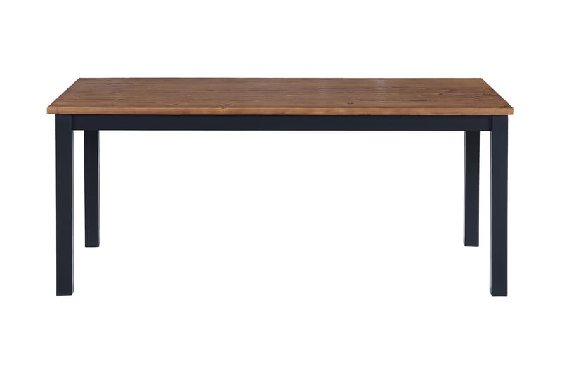 BARROW Förlängningsbart Matbord 90 cm Svart/Natur/Svart - Bord - Matbord & k�öksbord