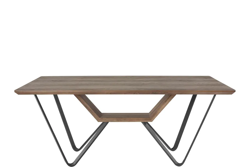 Barths Matbord 180 cm - Natur/Svart - Möbler - Matplats - Matbord & köksbord