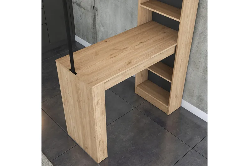 Matbord Beloumont Valnöt / Svart - Svart/Mörkbrun - Möbler - Matplats - Matbord & köksbord