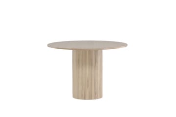 Bianca Matbord 110 cm Runt - Beige - Möbler - Matplats - Matbord & köksbord