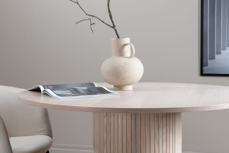 Bianca Matbord 110 cm Runt - Beige - Möbler - Matplats - Matbord & köksbord