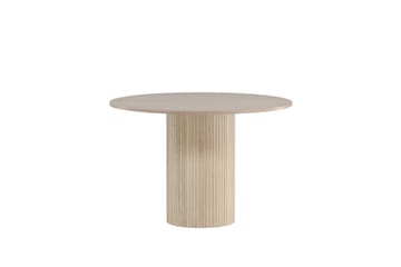 Bianca Matbord 110 cm Runt - Beige - Möbler - Matplats - Matbord & köksbord