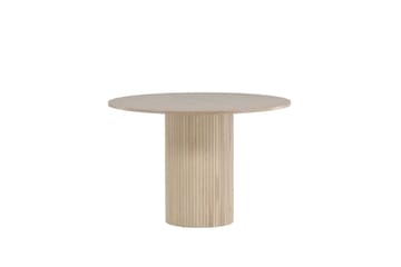 Bianca Matbord 110 cm Runt - Beige - Möbler - Matplats - Matbord & köksbord