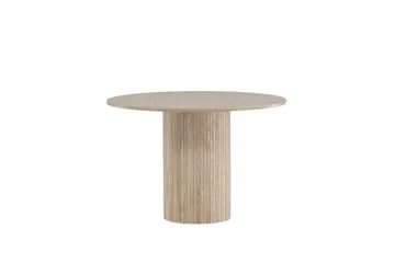 Bianca Matbord 110 cm Runt - Beige - Möbler - Matplats - Matbord & köksbord