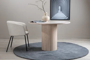 Bianca Matbord 110 cm Runt - Beige - Möbler - Matplats - Matbord & köksbord