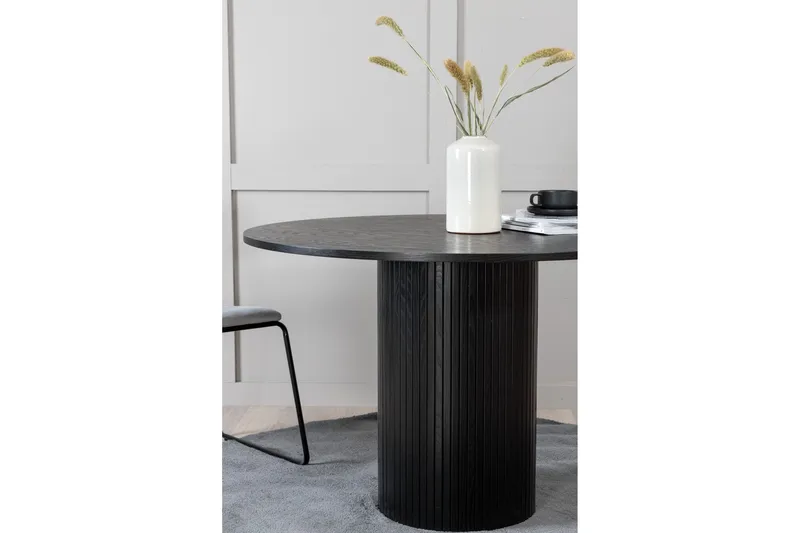 Bianca Matbord 110 cm Runt - Svart - Möbler - Matplats - Matbord & köksbord