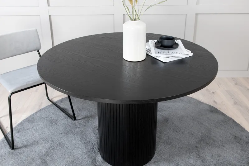 Bianca Matbord 110 cm Runt - Svart - Möbler - Matplats - Matbord & köksbord