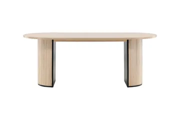 Bianca Matbord 200 cm Ovalt - Beige - Möbler - Matplats - Matbord & köksbord