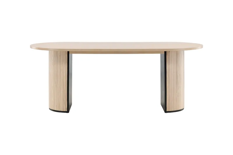 Bianca Matbord 200 cm Ovalt - Beige - Möbler - Matplats - Matbord & köksbord