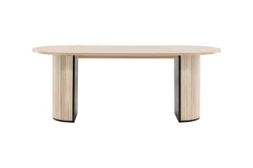 Bianca Matbord 200 cm Ovalt - Beige - Möbler - Matplats - Matbord & köksbord
