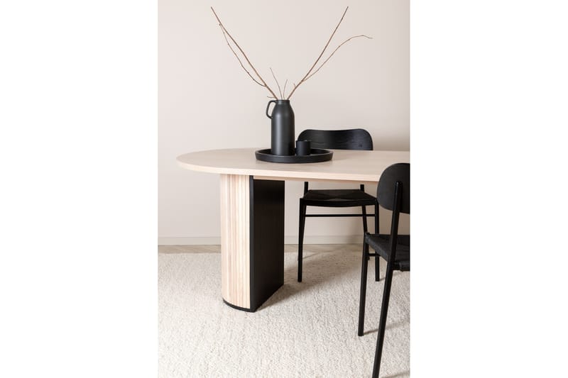 Bianca Matbord 200 cm Ovalt - Beige - Möbler - Matplats - Matbord & köksbord