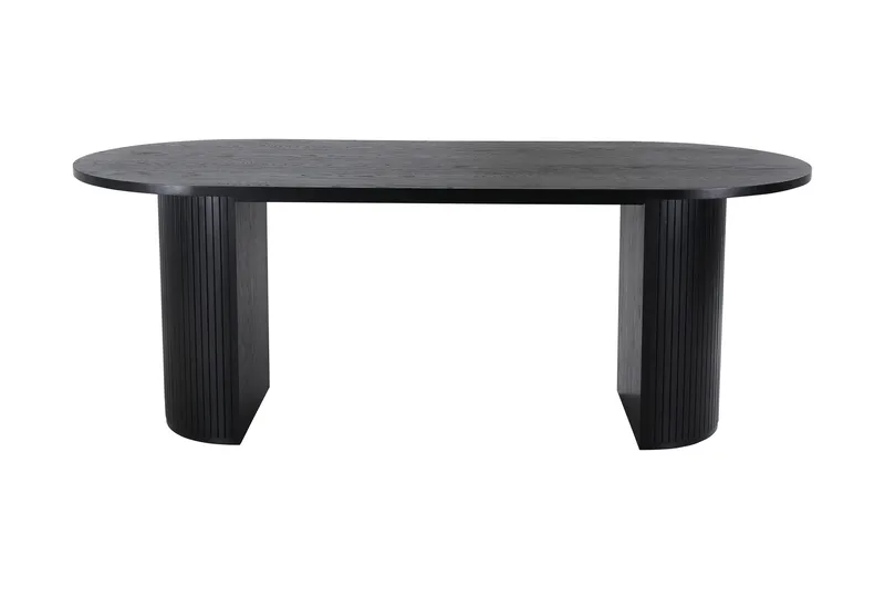 Bianca Matbord 200 cm Ovalt - Svart - Möbler - Matplats - Matbord & köksbord