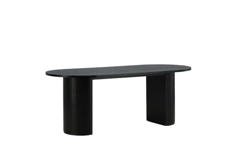 Bianca Matbord 200 cm Ovalt - Svart - Möbler - Matplats - Matbord & köksbord