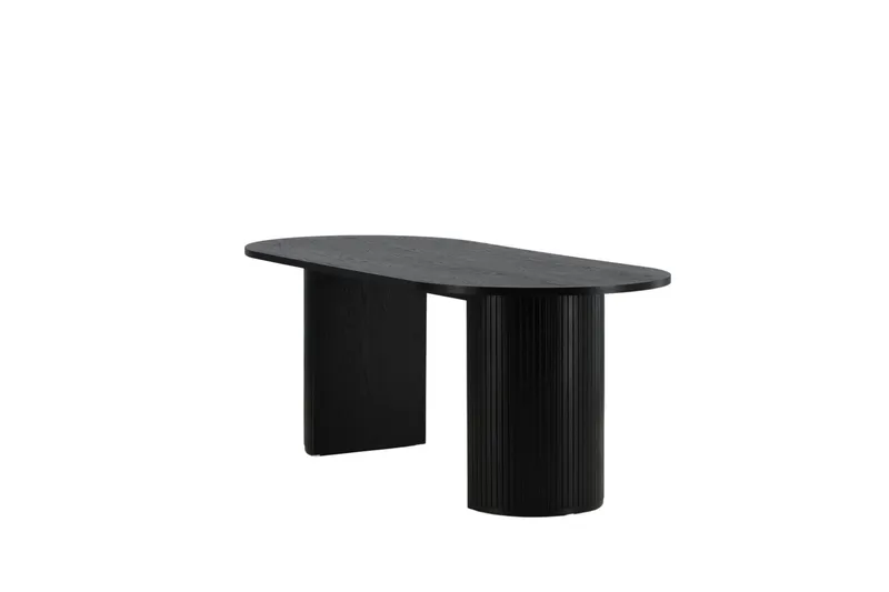 Bianca Matbord 200 cm Ovalt - Svart - Möbler - Matplats - Matbord & köksbord