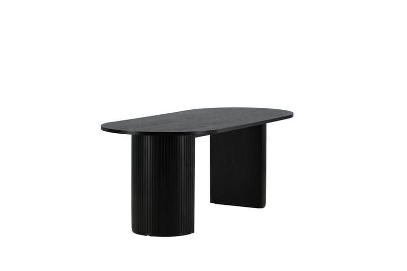 Bianca Matbord 200 cm Ovalt - Svart - Möbler - Matplats - Matbord & köksbord