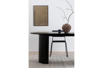 Bianca Matbord 200 cm Ovalt - Svart - Möbler - Matplats - Matbord & köksbord