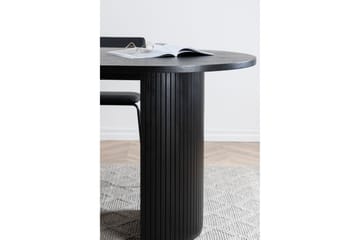 Bianca Matbord 200 cm Ovalt - Svart - Möbler - Matplats - Matbord & köksbord