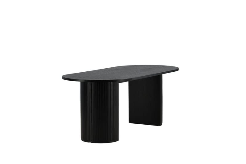 Bianca Matbord 200 cm Ovalt - Svart - Möbler - Matplats - Matbord & köksbord