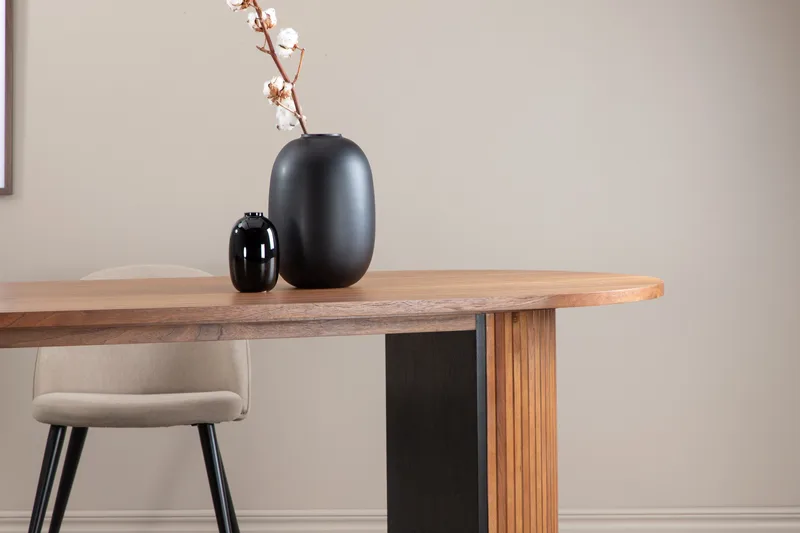 Bianca Matbord 200 cm Ovalt - Valnötsbrun - Möbler - Matplats - Matbord & köksbord