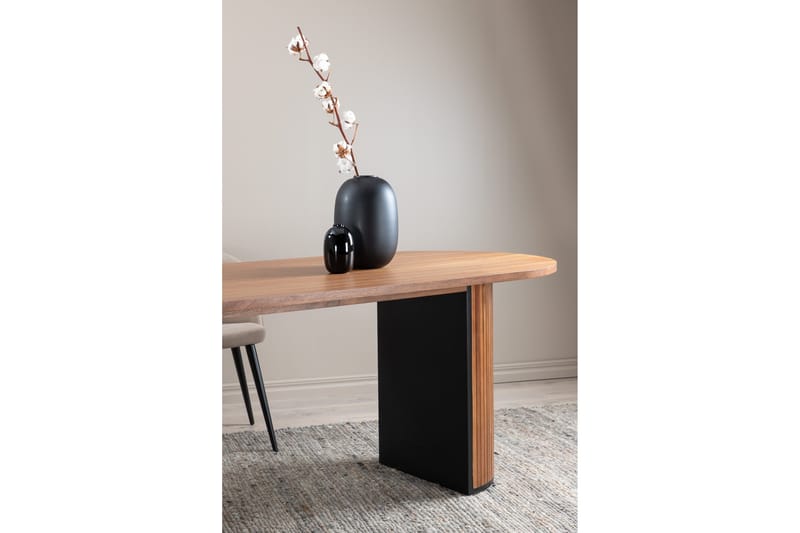 Bianca Matbord 200 cm Ovalt - Valnötsbrun - Möbler - Matplats - Matbord & köksbord