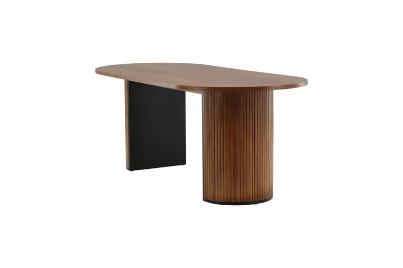 Bianca Matbord 200 cm Ovalt - Valnötsbrun - Möbler - Matplats - Matbord & köksbord