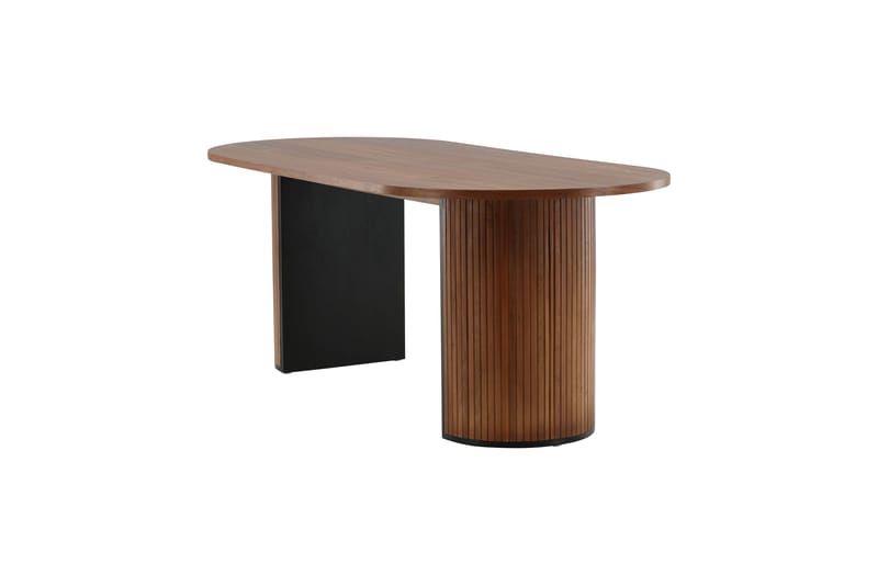 Bianca Matbord 200 cm Ovalt - Valnötsbrun - Möbler - Matplats - Matbord & köksbord