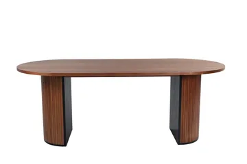 Bianca Matbord 200 cm Ovalt - Valnötsbrun - Möbler - Matplats - Matbord & köksbord