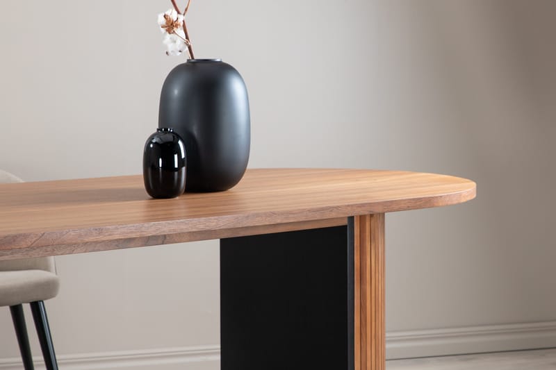 Bianca Matbord 200 cm Ovalt - Valnötsbrun - Möbler - Matplats - Matbord & köksbord