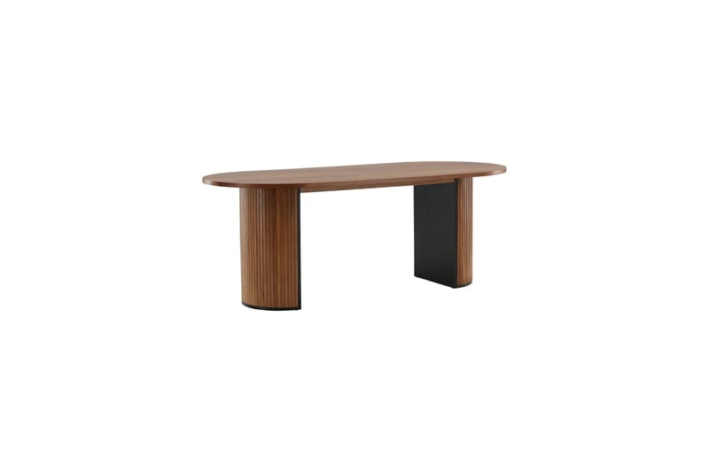 Bianca Matbord 200 cm Ovalt - Valnötsbrun - Möbler - Matplats - Matbord & köksbord