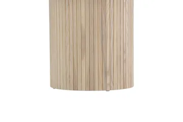 Bianca Runt Matbord 110 cm med Trä- och Ekutseende - Beige - Möbler - Matplats - Matbord & köksbord