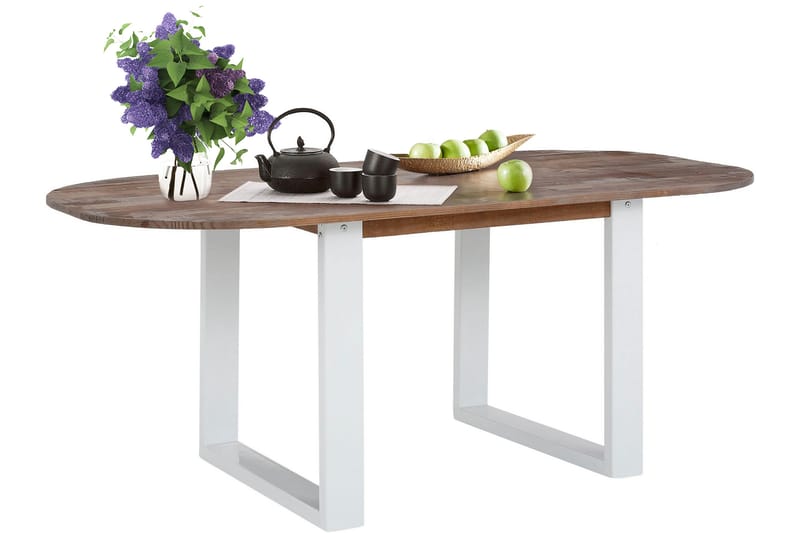 BILLAS Matbord Ovalt 220 cm Brun - Möbler - Matplats - Matbord & köksbord