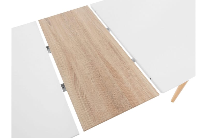 BOOKIS Matbord Ovalt 160 cm Vit/Natur - Möbler - Matplats - Matbord & köksbord