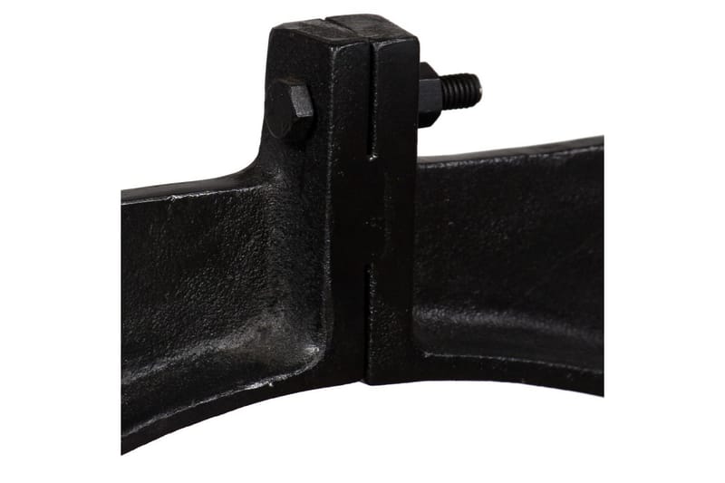 Bordsben för matbord 2 st O-ram gjutjärn - Svart - Möbler - Tillbehör & accessoarer - Bordstillbehör - Bordsben