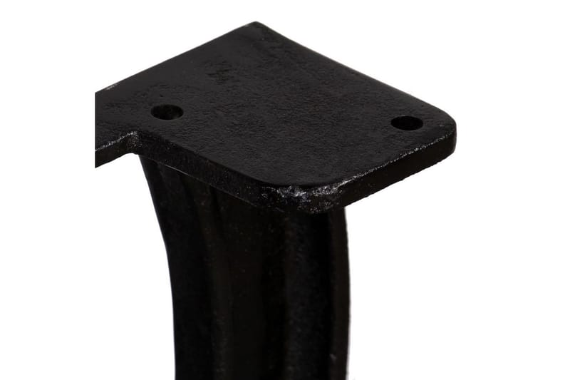 Bordsben för soffbord 2 st X-ram gjutjärn - Svart - Möbler - Tillbehör & accessoarer - Bordstillbehör - Bordsben