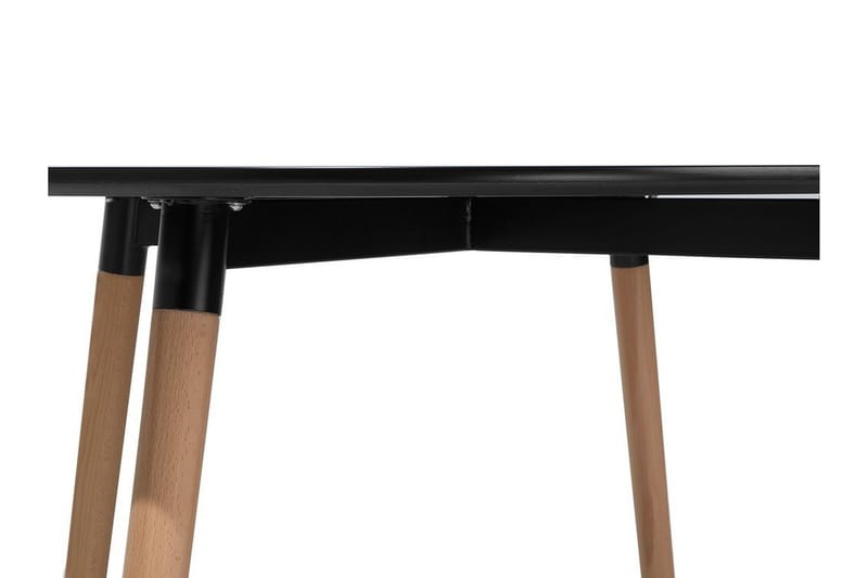 Bovio Runt Matbord 120 cm i Trä - Svart - Möbler - Matplats - Matbord & köksbord