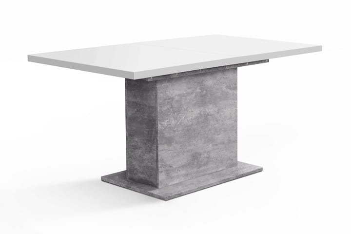 BOYN Förlängningsbart Bord 160 cm Vit/Grå - Bord - Matbord & köksbord