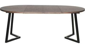 Matbord Brisjö inkl 2 Tillägg Ø120 - 200 cm - Brun - Möbler - Matplats - Matbord & köksbord