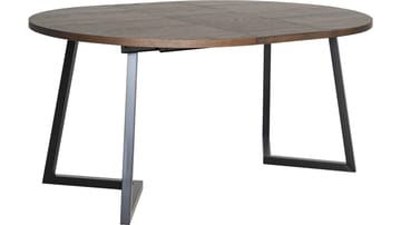 Matbord Brisjö inkl 2 Tillägg Ø120 - 200 cm - Brun - Möbler - Matplats - Matbord & köksbord